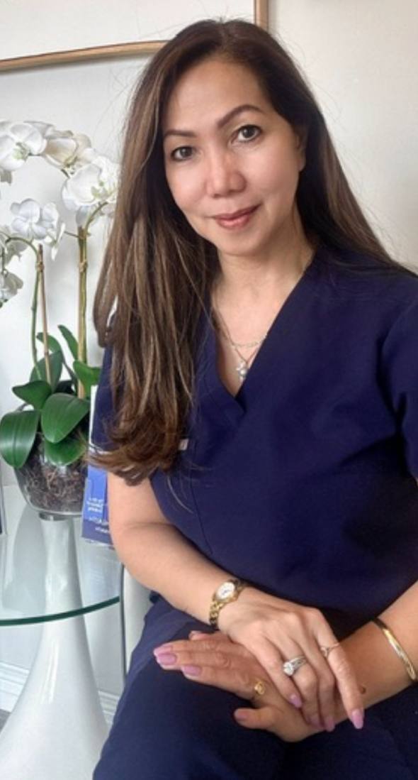 Maria Milbourne, Registered Nurse and founder of Aglow Aesthetics