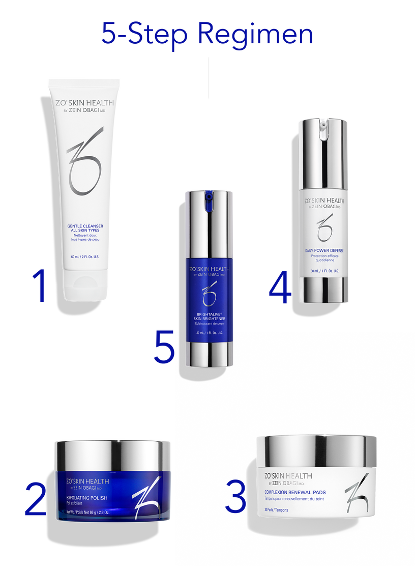 ZO Skin Health five step regimen